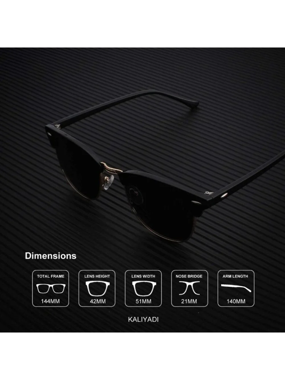 Unisex Polarized Sunglasses - Retro Semi-Rimless Driving Shades, UV Protection